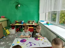 Аппликация "Тарелка с фруктами".