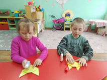 Оригами "Лисичка".🦊