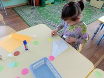 Аппликация "Клоун". Средняя группа