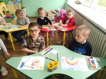 Рисование "Радуга".