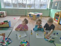 Аппликация "Клоун". Подготовительная группа