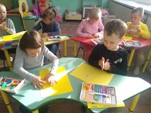 Пластилинография "Цветы для бабушки"