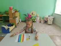 Аппликация "Солнышко 🌞 и радуга".