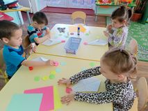 Аппликация "Клоун". Средняя группа