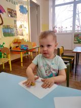 Лепка "Блюдце для чашечки"