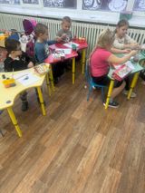 Рисование: "Букет в холодных тонах"