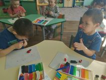 Средняя группа. Лепка "Божья коровка 🐞".