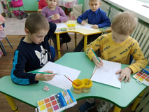 Рисование 🖼️ на тему "Портрет мамы".