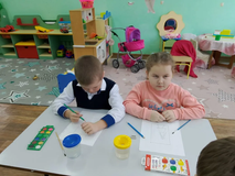 Рисование 🖼️ на тему "Портрет мамы".