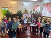 Совместная творческая деятельность: поделка из природного материала "Жар-Птица"