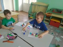 Аппликация "Клоун". Подготовительная группа
