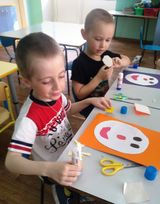 Аппликация "Клоун"