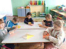 Оригами "Морковка"