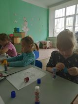 Аппликация "Клоун". Подготовительная группа