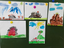Рисование на тему "Веселый ёжик 🦔".