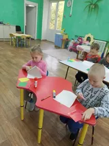 Аппликация "Тарелка с фруктами".