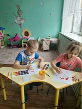 Рисование на тему: "Роспись индюка" (по мотивам дымковской игрушки)
