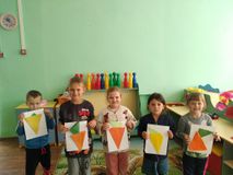 Оригами "Морковка"